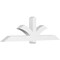 Ekena Millwork Redmond Architectural Grade PVC Gable Bracket, 96"W x 28"H x 6"D x 6"F, 7/12 Pitch GBP096X28X0606RED00 - alternate 1
